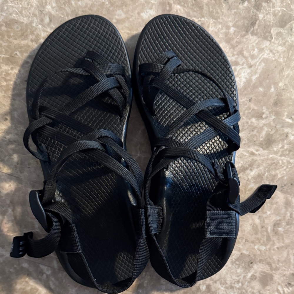 Black Strappy Sandals